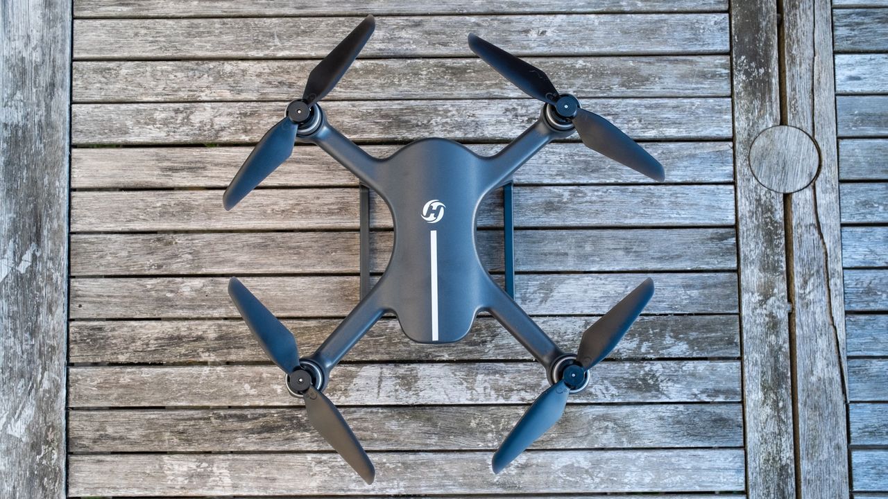 Holy Stone HS700E_top down view of drone