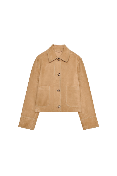 ZARA, Zw Collection Limited Edition 100% Suede Jacket