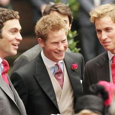 william van cutsem with prince harry and prince william