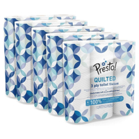 Presto! 3-Ply Quilted Toilet Tissues (45 rolls) | Was £27.15, now £23.08 at Amazon