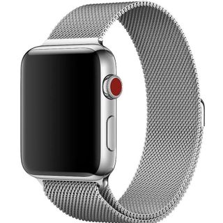 Silver Apple Watch Milanese Loop