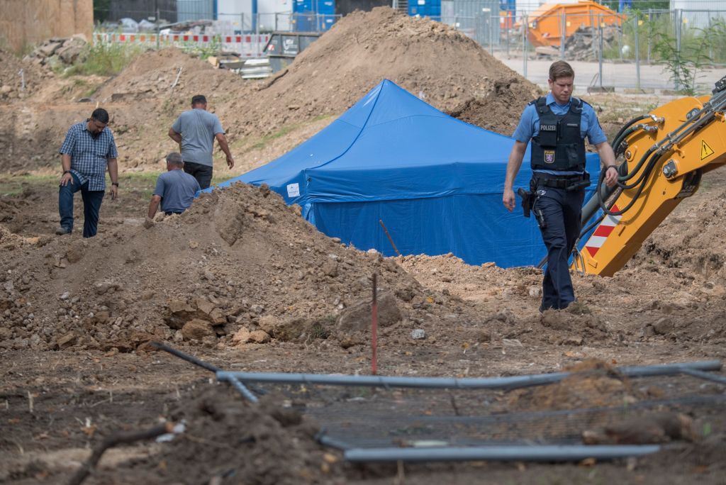 World War II bomb found in Frankfurt.