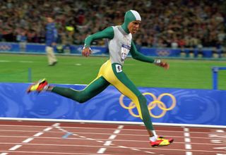 Cathy Freeman winning gold in the Women’s 400m Final at the Olympic Games in Sydney, 2000