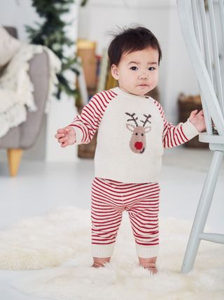 Reindeer baby pyjamas