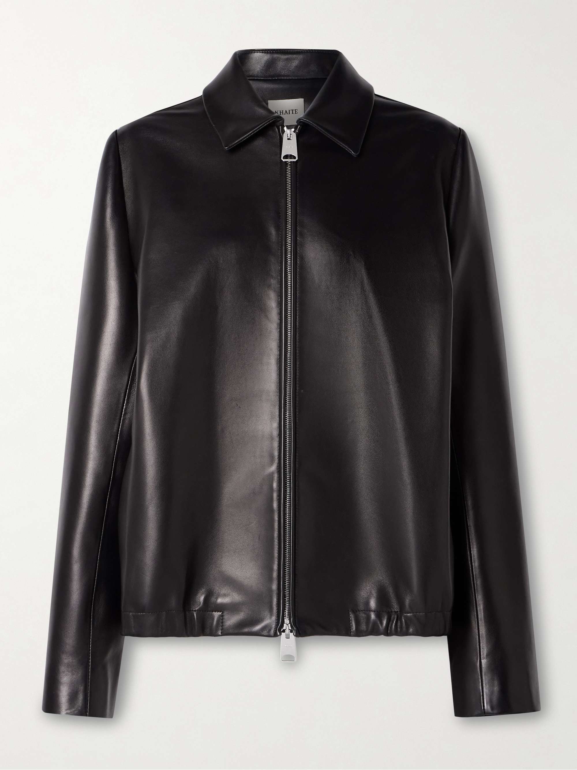 Jackson Oversized Leather Bomber Jacket