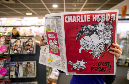 Charlie Hebdo publishes first issue in 6 weeks