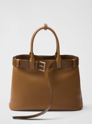 Prada, Buckle Large Leather Handbag