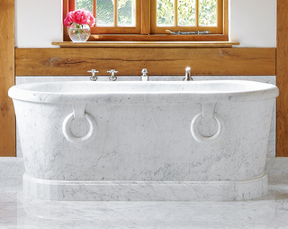 Antique marble bath