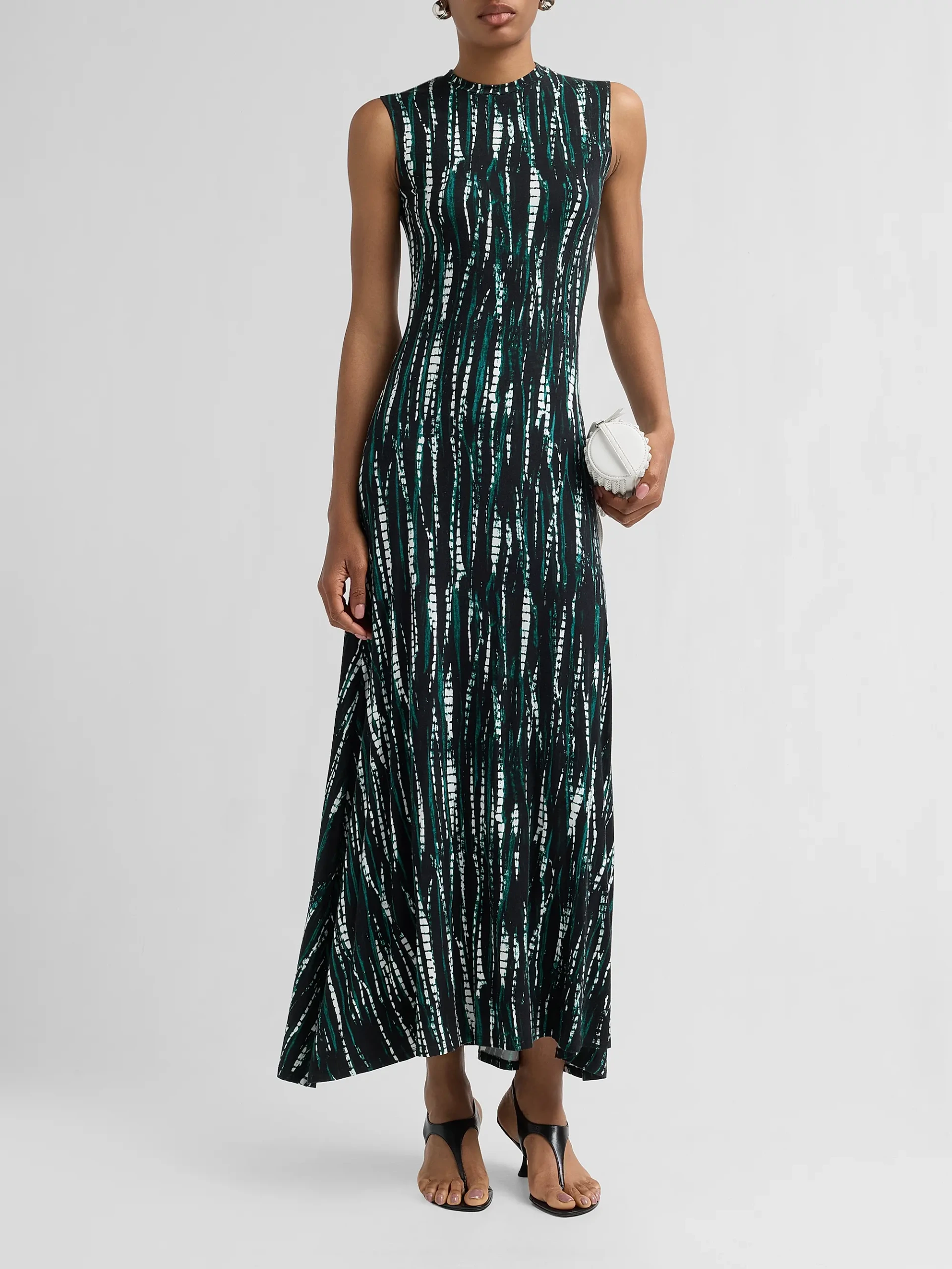 Jordyn Marl Jersey Midi-Dress