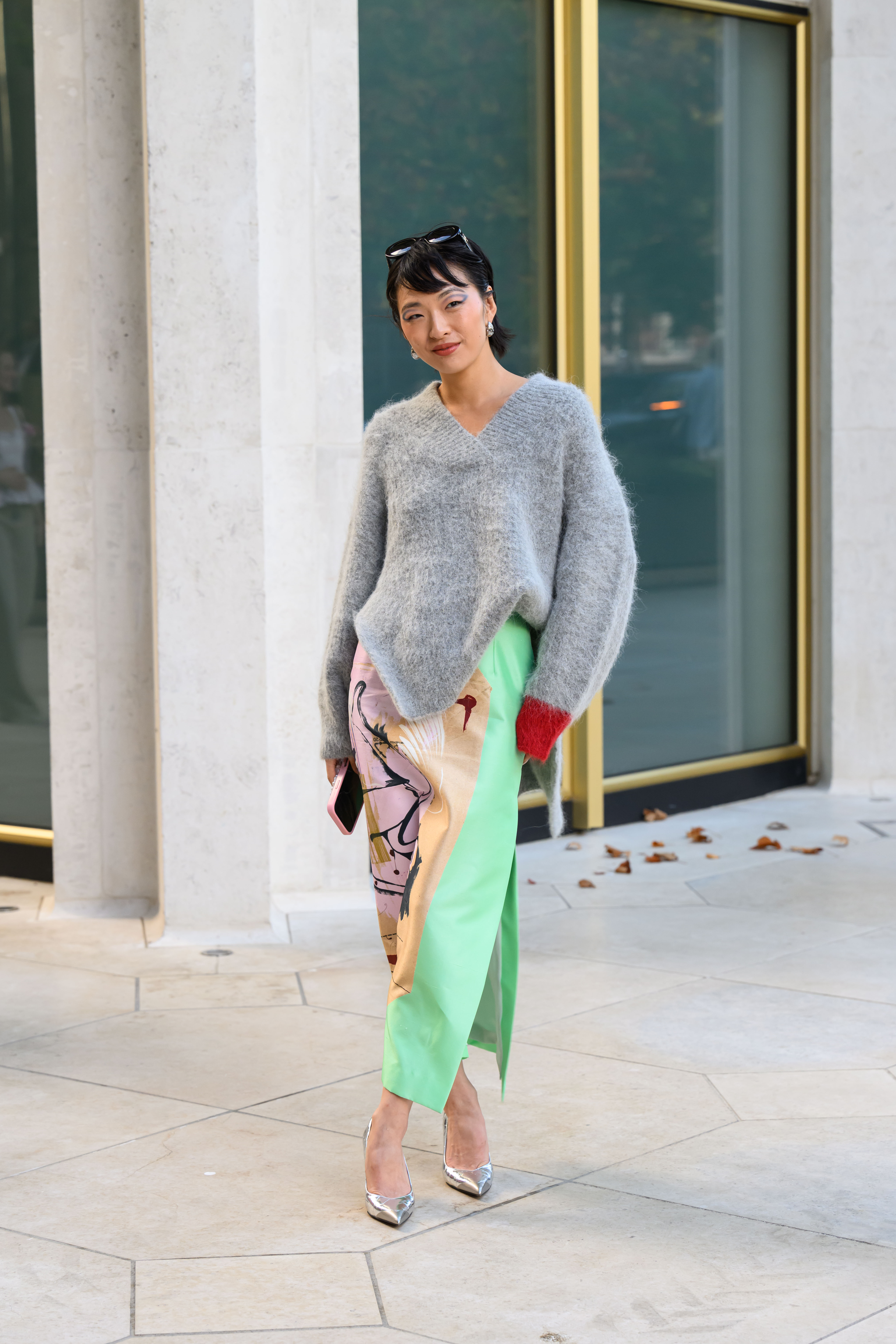 patricia zhou attends the roksanda SS26 show at london fashion week