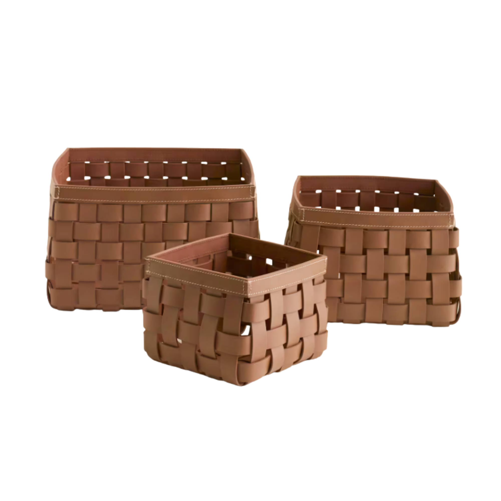 set of three storage baskets