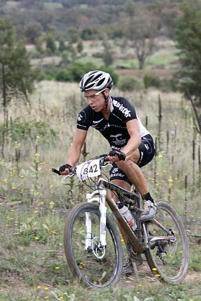 Canberra's Shaun Lewis (Rockstar Racing) focused on the job at hand