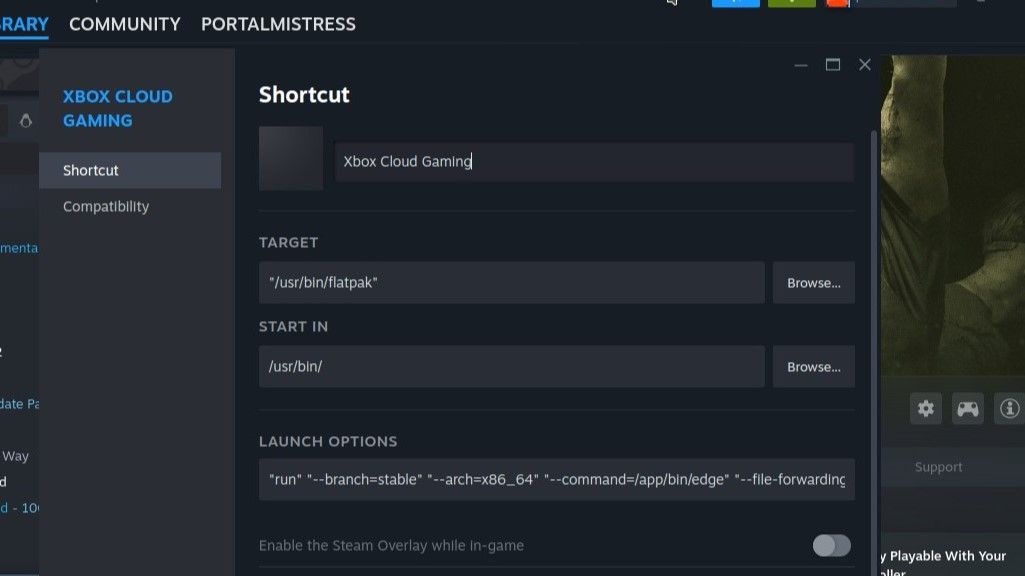 Xbox Cloud Gaming on the Steam Deck