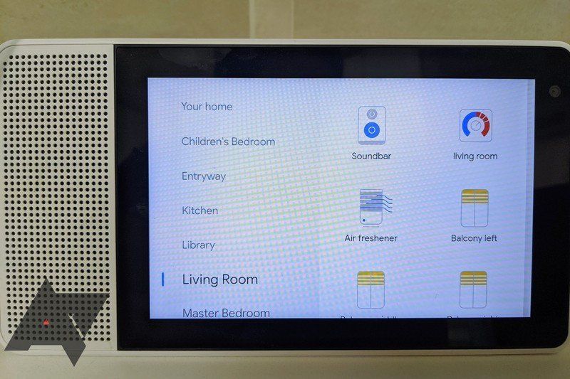 Assistant Display Smart Home Controls