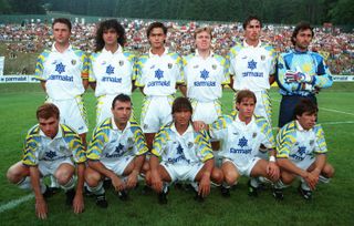 Parma team line-up photo, August 1995