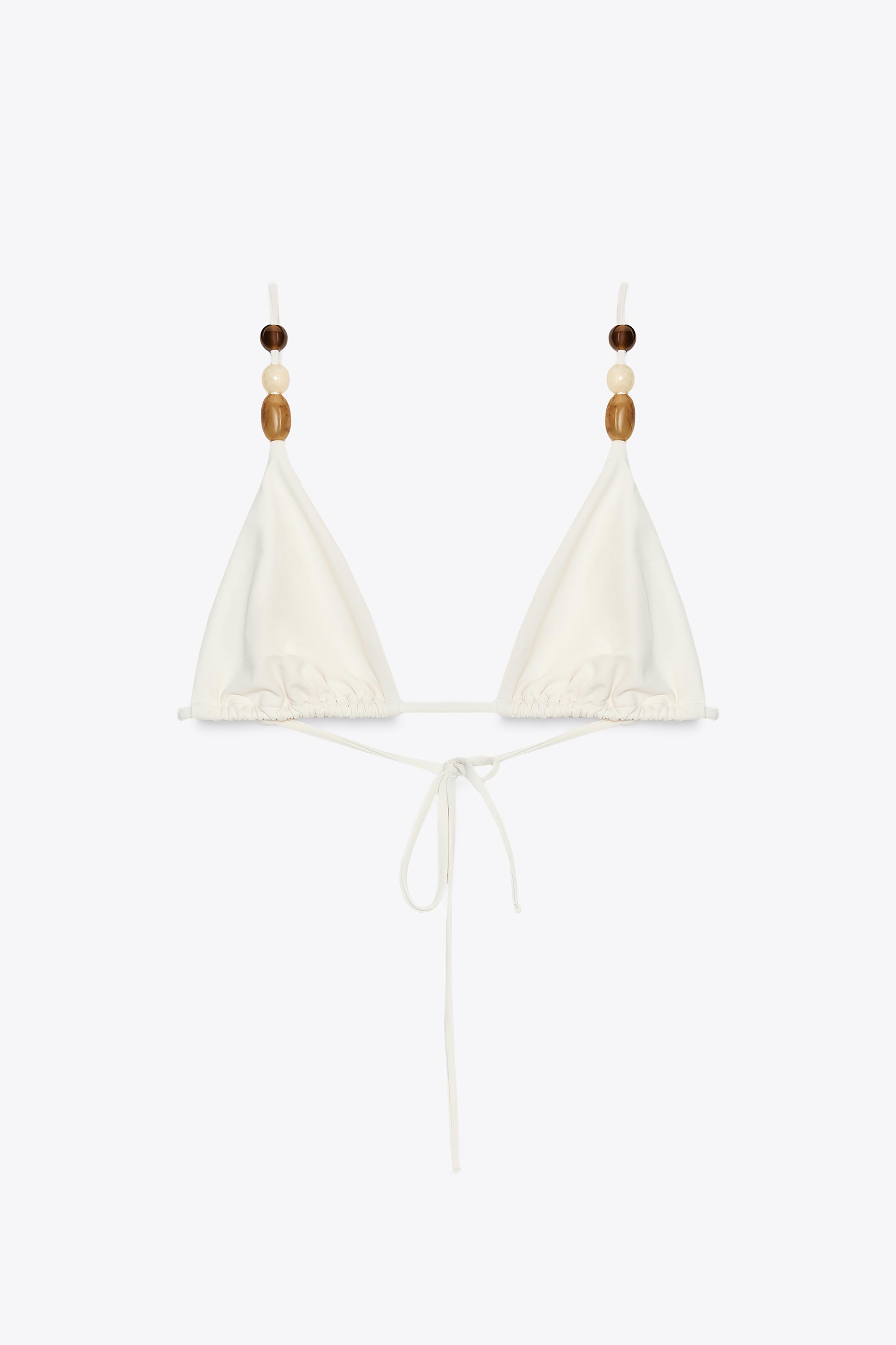 Pieced Triangle Bikini Top