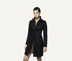 A tailored coat and shirt-dress