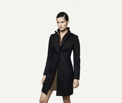 A tailored coat and shirt-dress