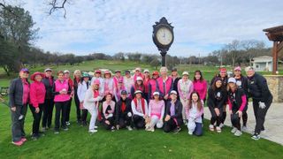 Group of women golfers