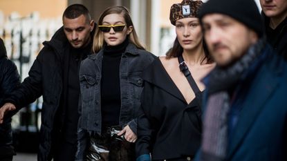 Gigi Hadid Buys a Major Piece of Art in a Major Puffer Coat