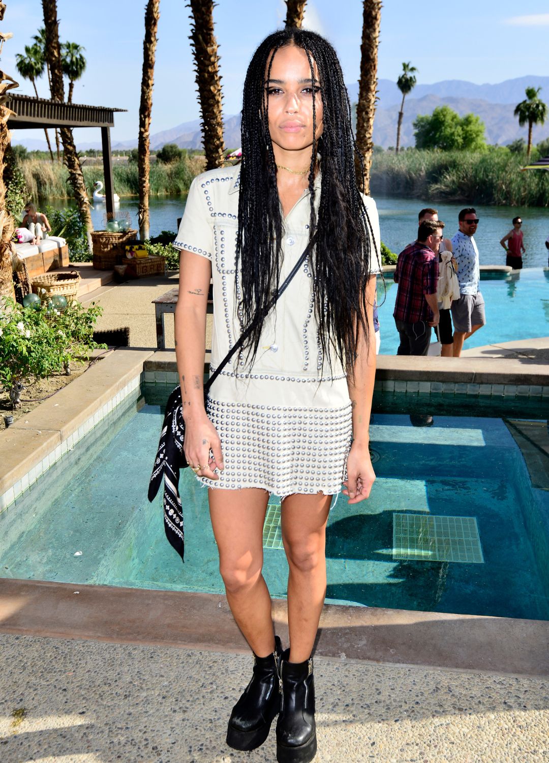 Actress Zoe Kravitz attends Coach Backstage at Soho Desert House on April 10, 2015 in La Quinta, California