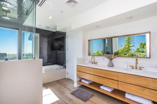 harry styles LA bathroom with panoramic views