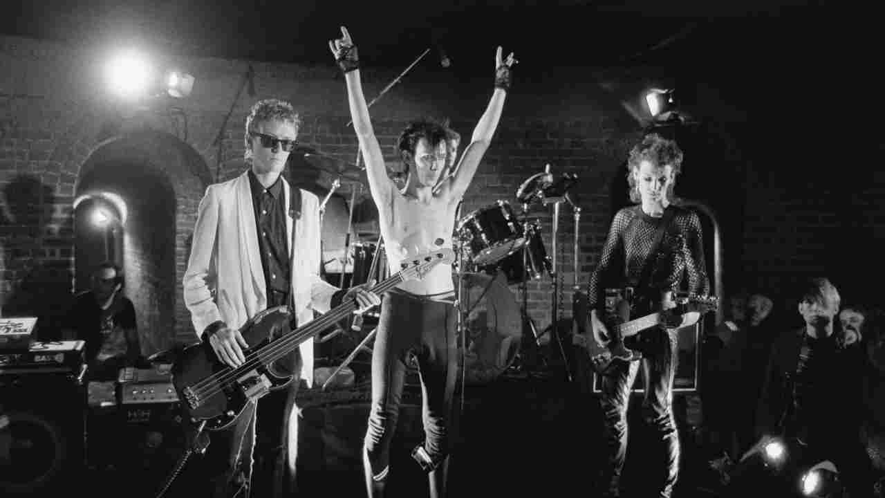 Bauhaus performing live in 1982