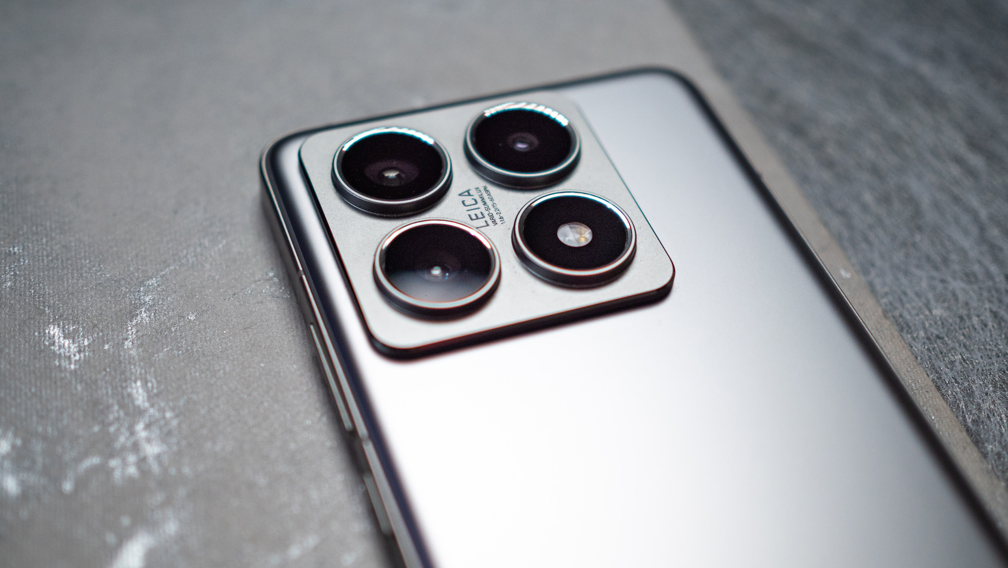 Xiaomi 14T Pro camera island with metal housing