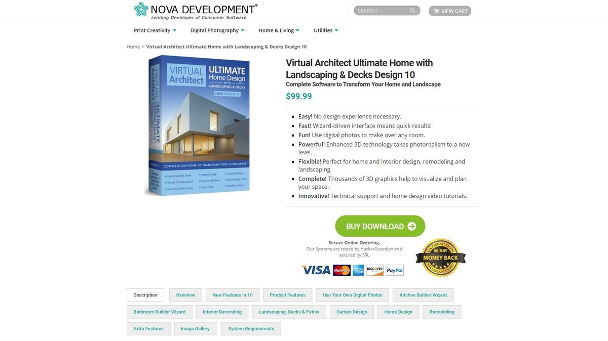 Virtual Architect Ultimate with Landscaping and Decks Design 10 review