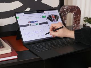 Samsung Galaxy Tab S8 Ultra With Keyboard Multitask S Pen