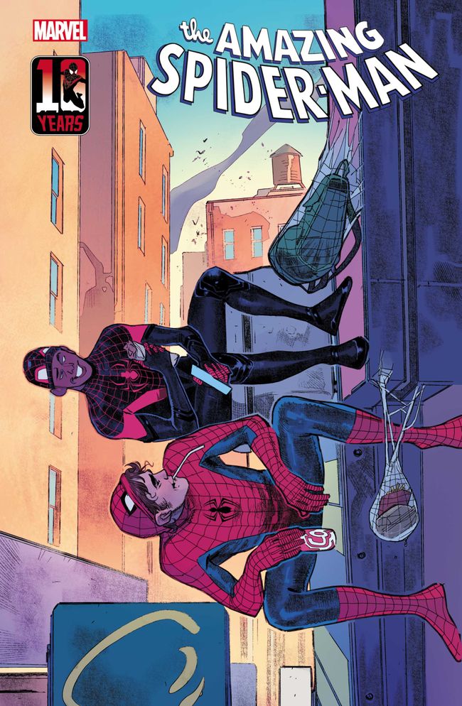 Miles Morales SpiderMan celebrates his 10th anniversary with a new