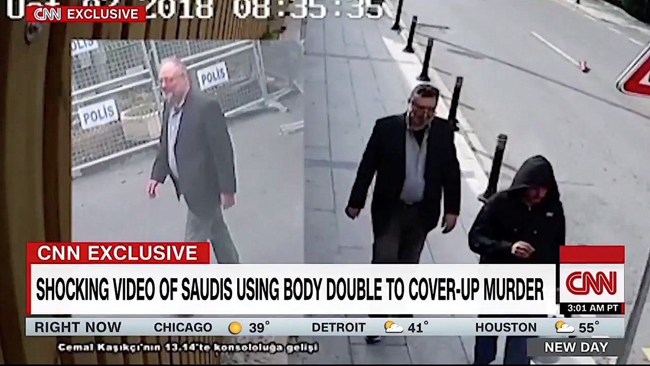 Turkish footage appears to show Khashoggi body double