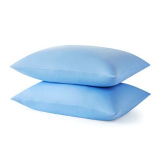 Two cooling blue pillows