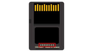 Sony Tough CFexpress Type A memory cards against a white background