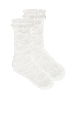 X Christopher Kane Lace Socks