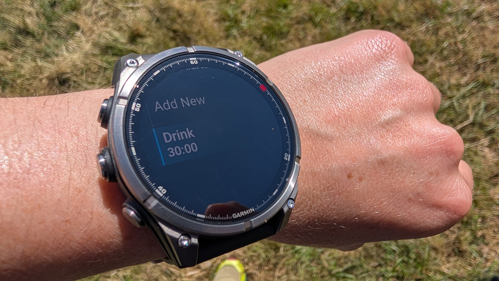 Garmin Fenix 8 Pro in use