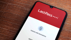 The lastpass mobile app opened on a mobile device
