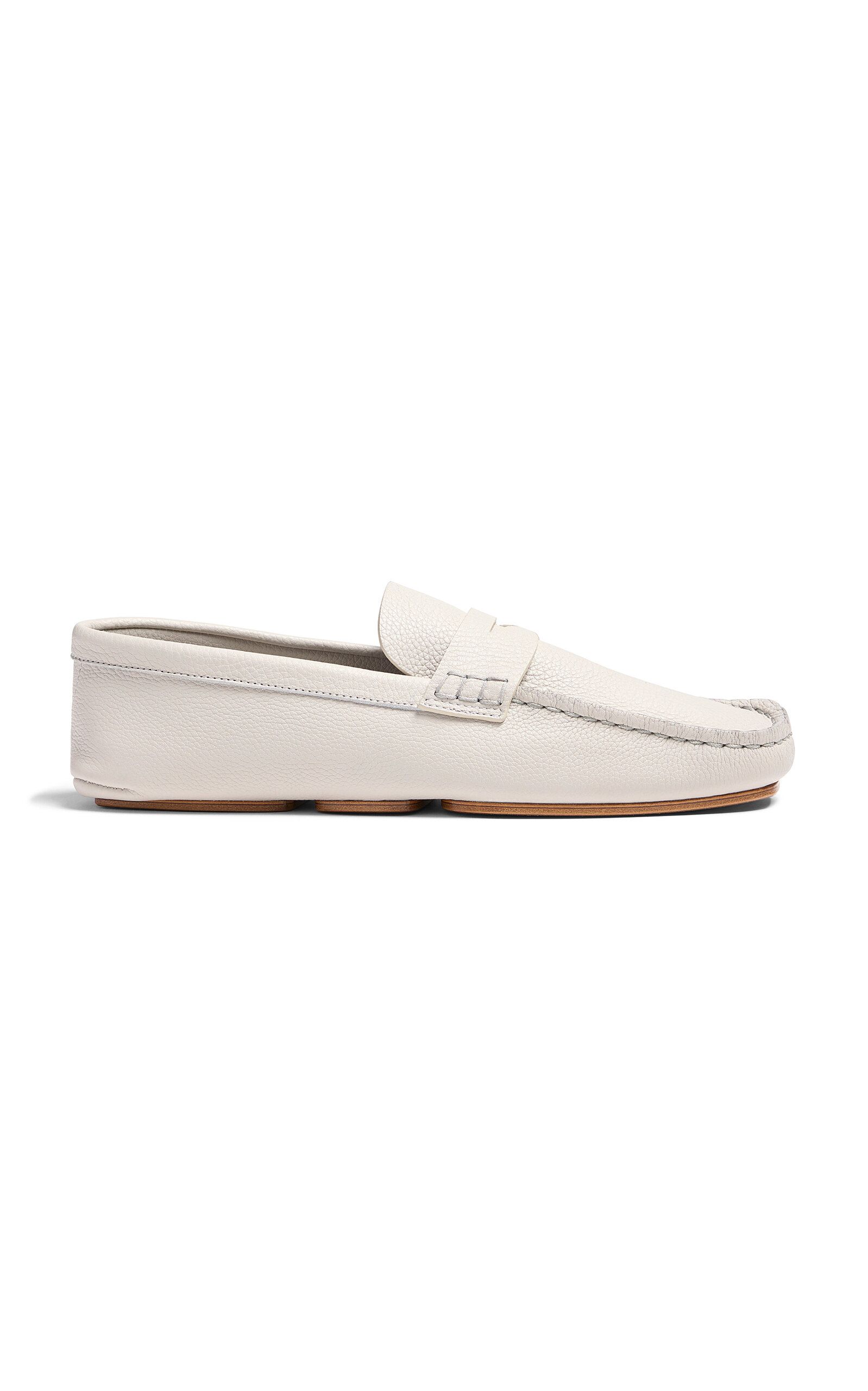 Billy Pebbled Leather Loafers