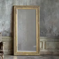Wood floor mirror, Wayfair