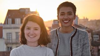 Chatterbox founders Guillemette Dejean and Mursal Hedayat pose for a photo