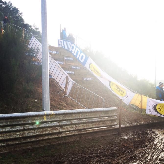 The run-up in Zolder.