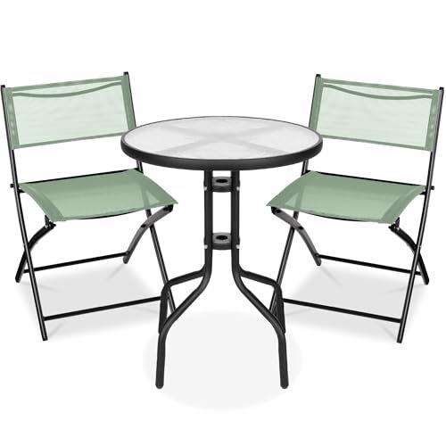  3-Piece Patio Bistro Dining Furniture Set