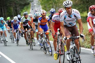 Nicolas Roche in escape, Vuelta a Espana 2011, stage 13