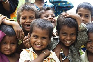 children in India
