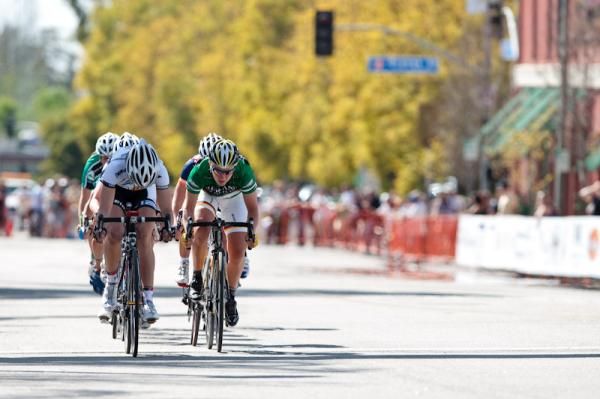 The break comes through with only one lap to go.