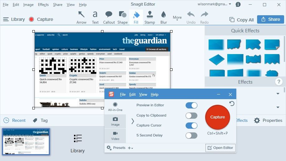 difference between snagit 13 and snagit 2018
