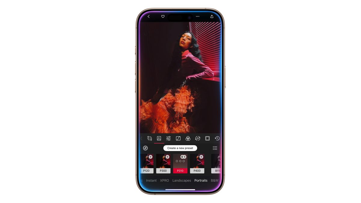 The iPhone 16 Pro displaying AI on a white background