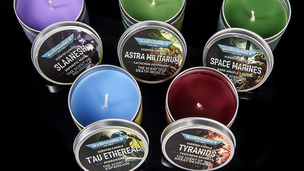 Warhammer 40,000 scented candles