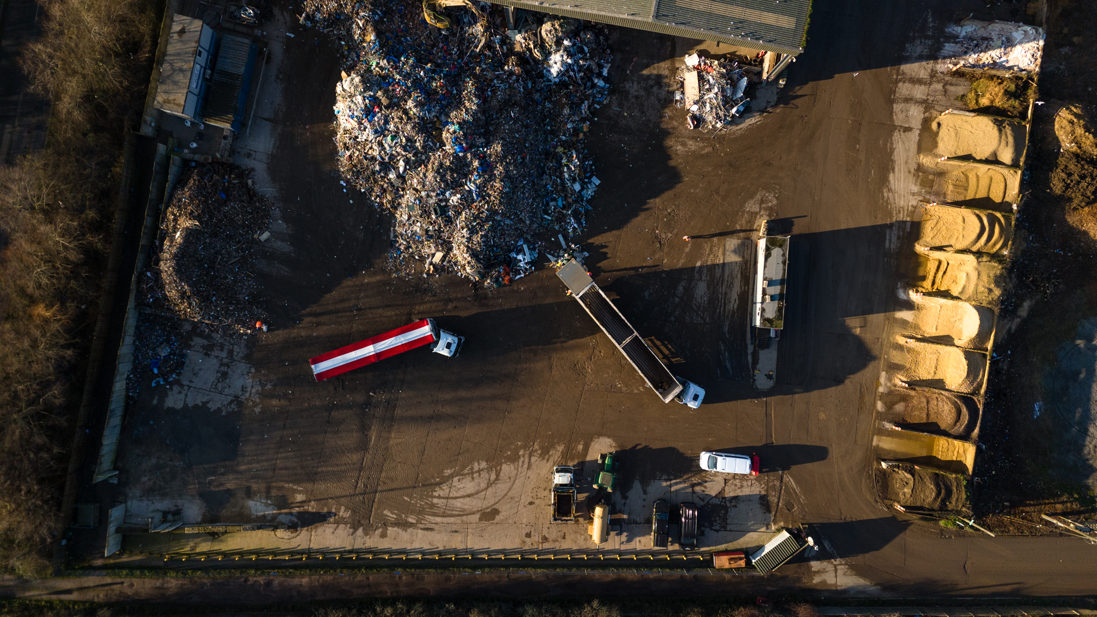 Photo of an industrial site taken with the DJI Flip