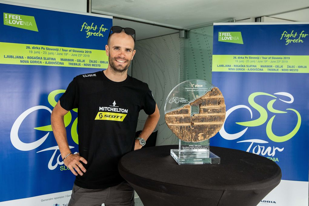 Luka Mezgec at the Tour of Slovenia press conference